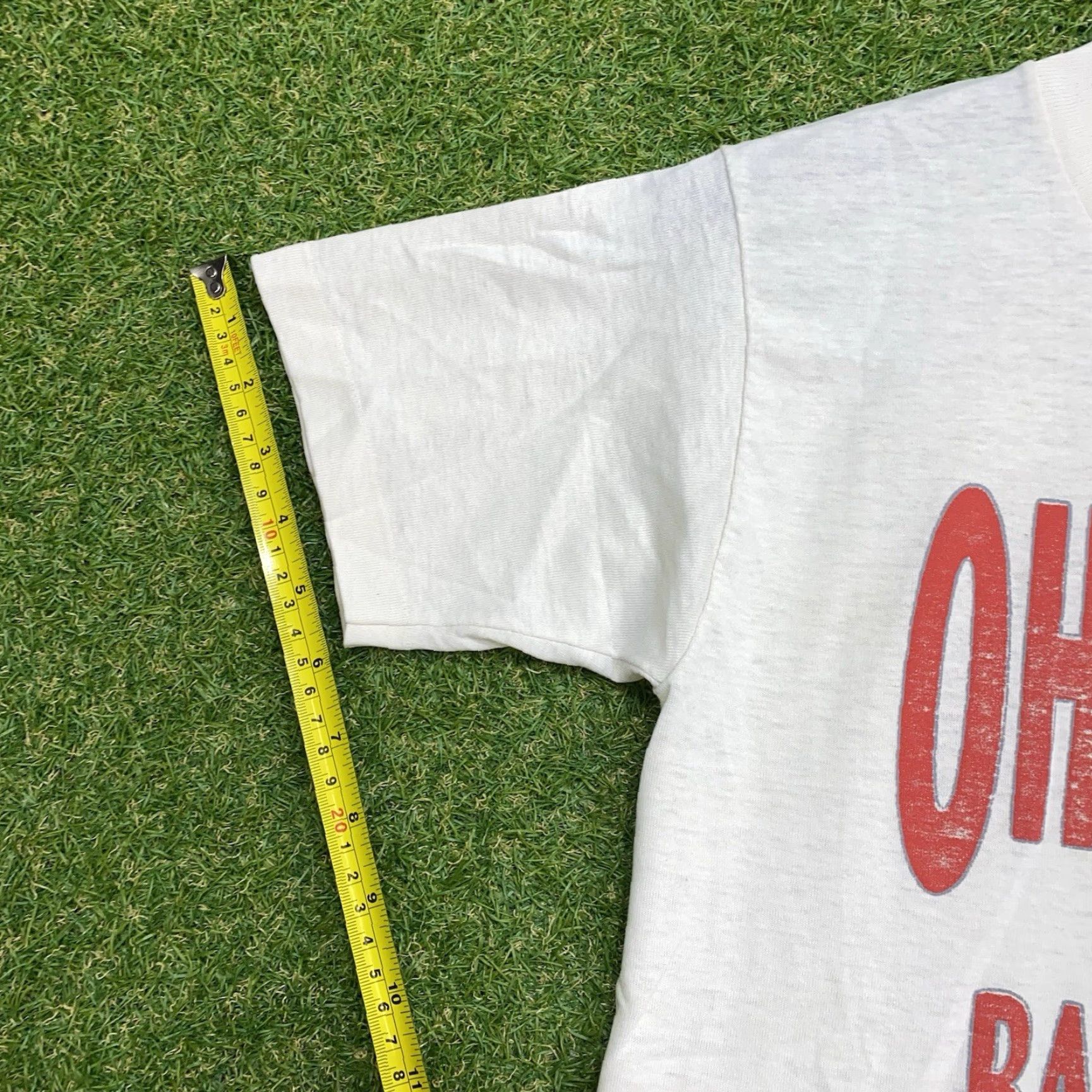 Nike VINTAGE Nike Ohio State Shirt Mens Small USA 80s Grail Single Stitch Graphic Tee Gray 100% Cotton Size US S / EU 44-46 / 1 - 3 Thumbnail