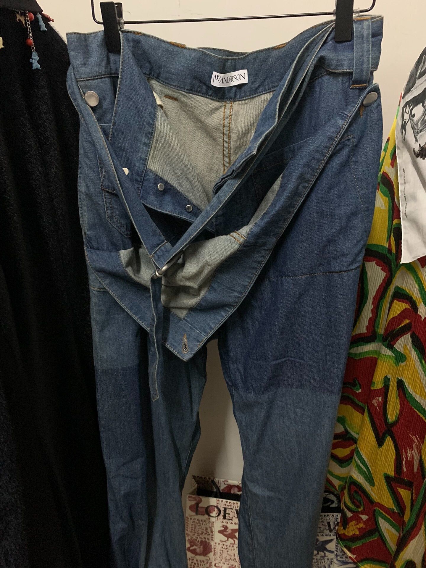 JW Anderson JW Anderson Stylish Lace-Up Denim Pants Size 40" / US 18 - 1 Thumbnail