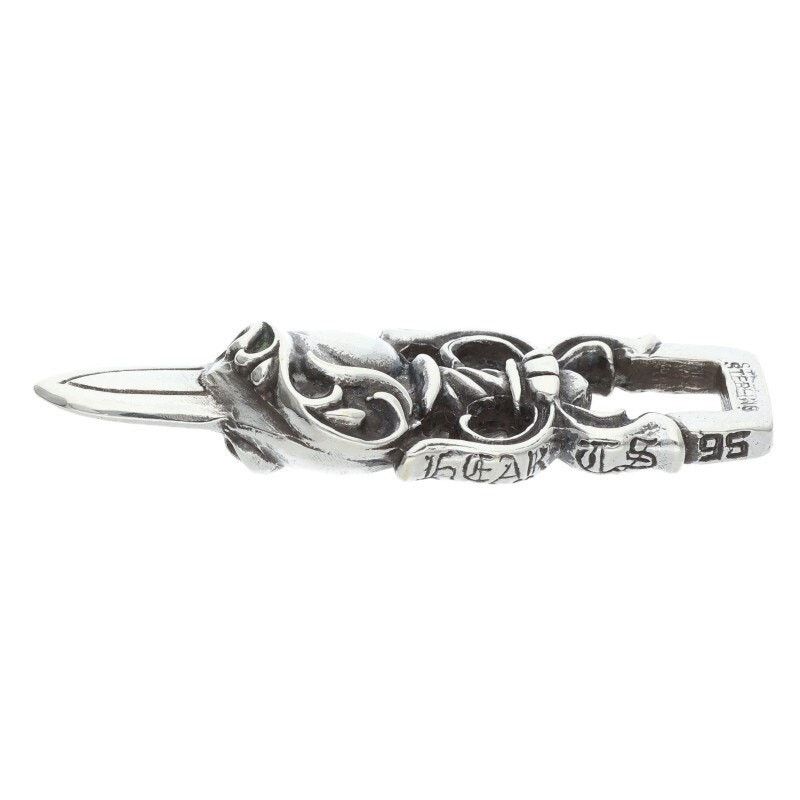 Chrome Hearts Chrome Hearts Dagger Heart Silver Necklace Size ONE SIZE - 4 Thumbnail