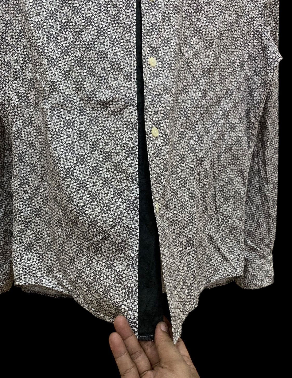 Japanese Brand × Tornado Mart × Vintage Vtg Tornado Mart Geometric button up shirt Size US M / EU 48-50 / 2 - 6 Thumbnail