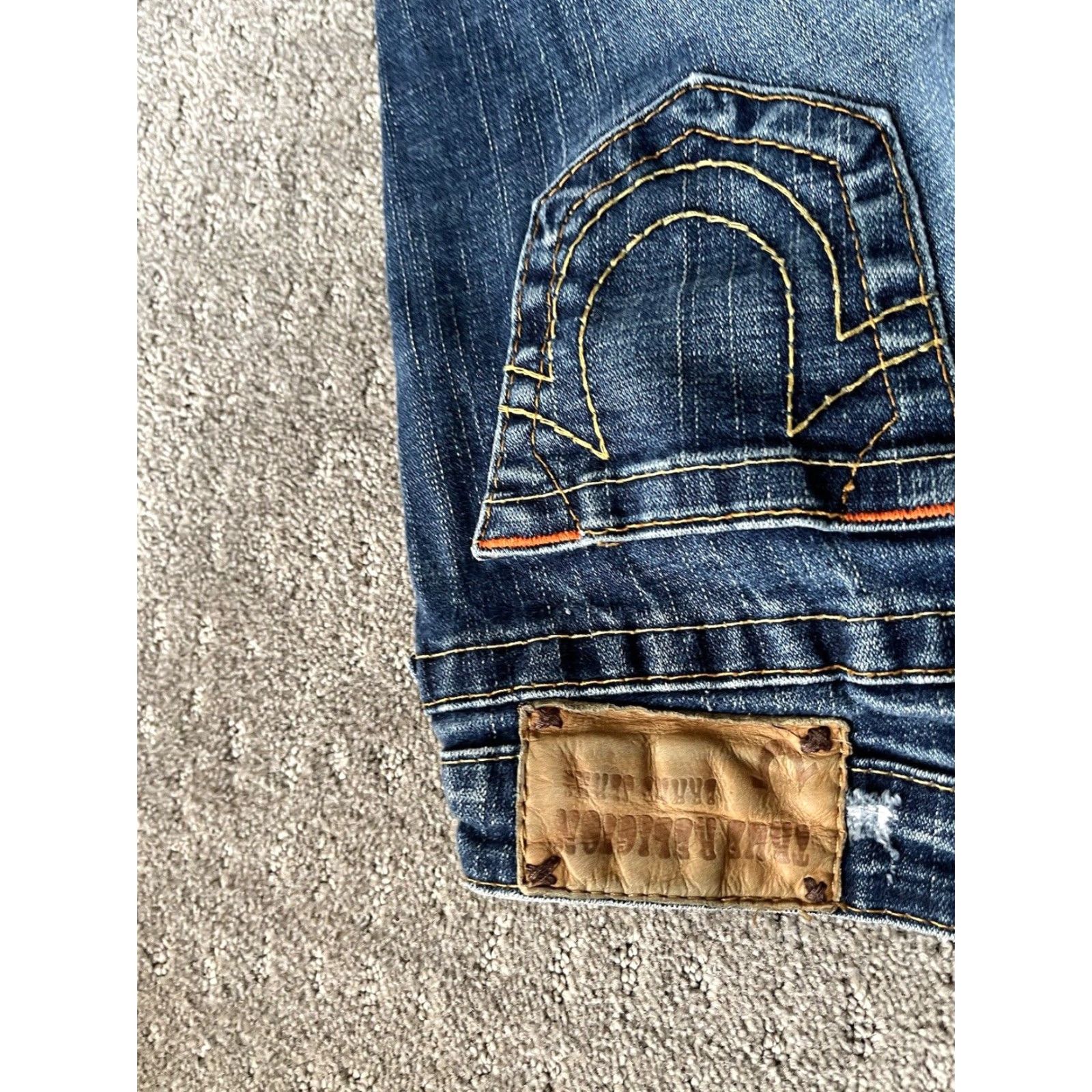 True Religion VINTAGE True Religion Bobby Women's Jeans Bootcut Size 25 Blue Denim 32 Inseam Size 42" / US 20 - 6 Thumbnail