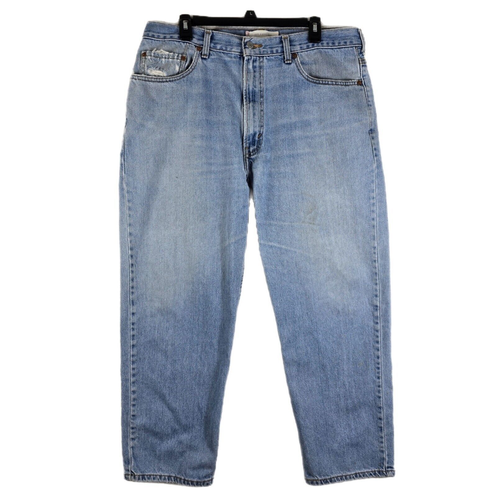 Levi's Vintage Levis 550 Jeans 38 x 30 Stonewash Tapered Blue Denim Size US 38 / EU 54 - 1 Thumbnail