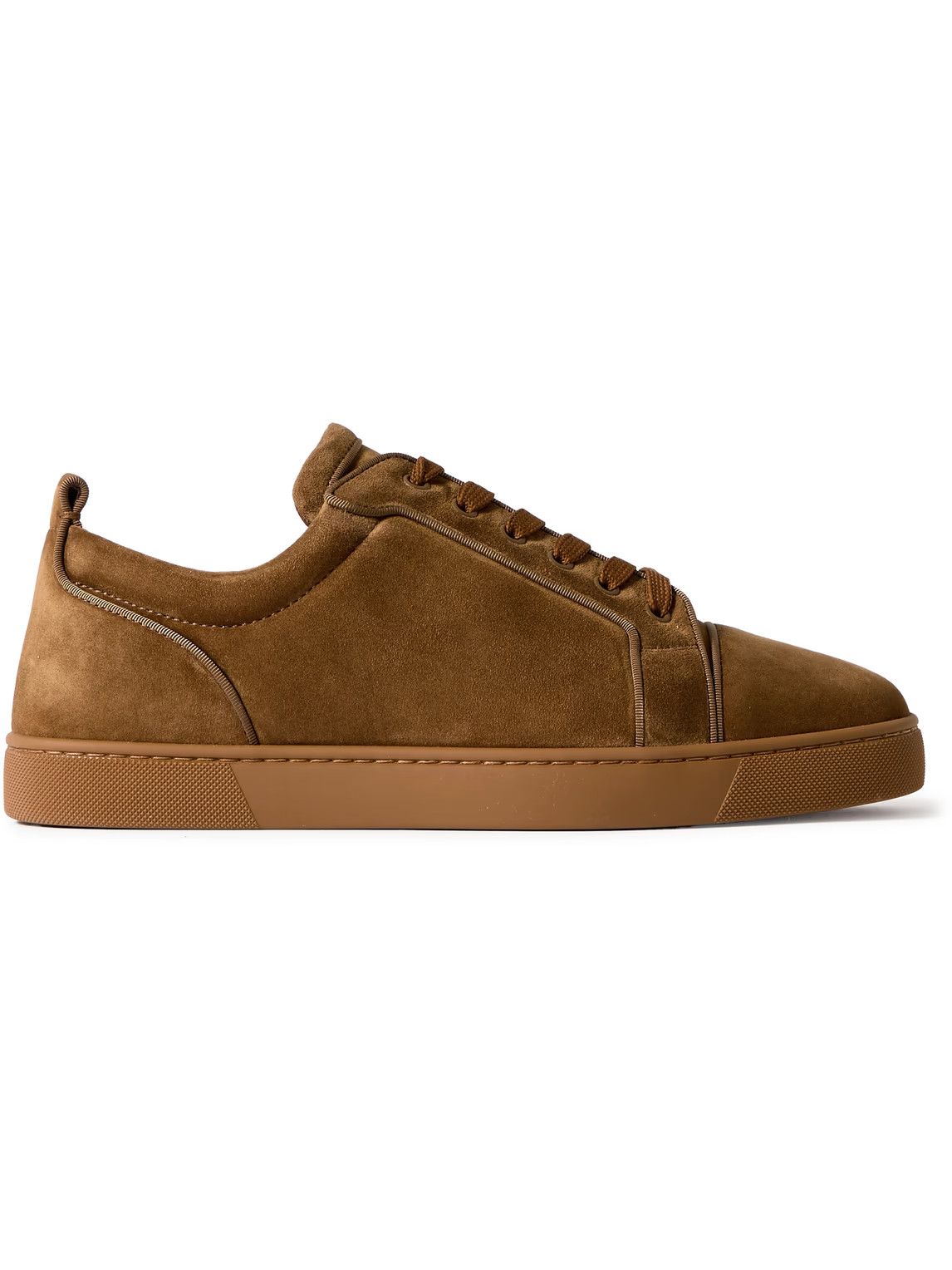 Christian Louboutin o1s1wg110924 Louis Junior Low Top Sneaker in Brown Size US 10 / EU 43 - 1 Thumbnail
