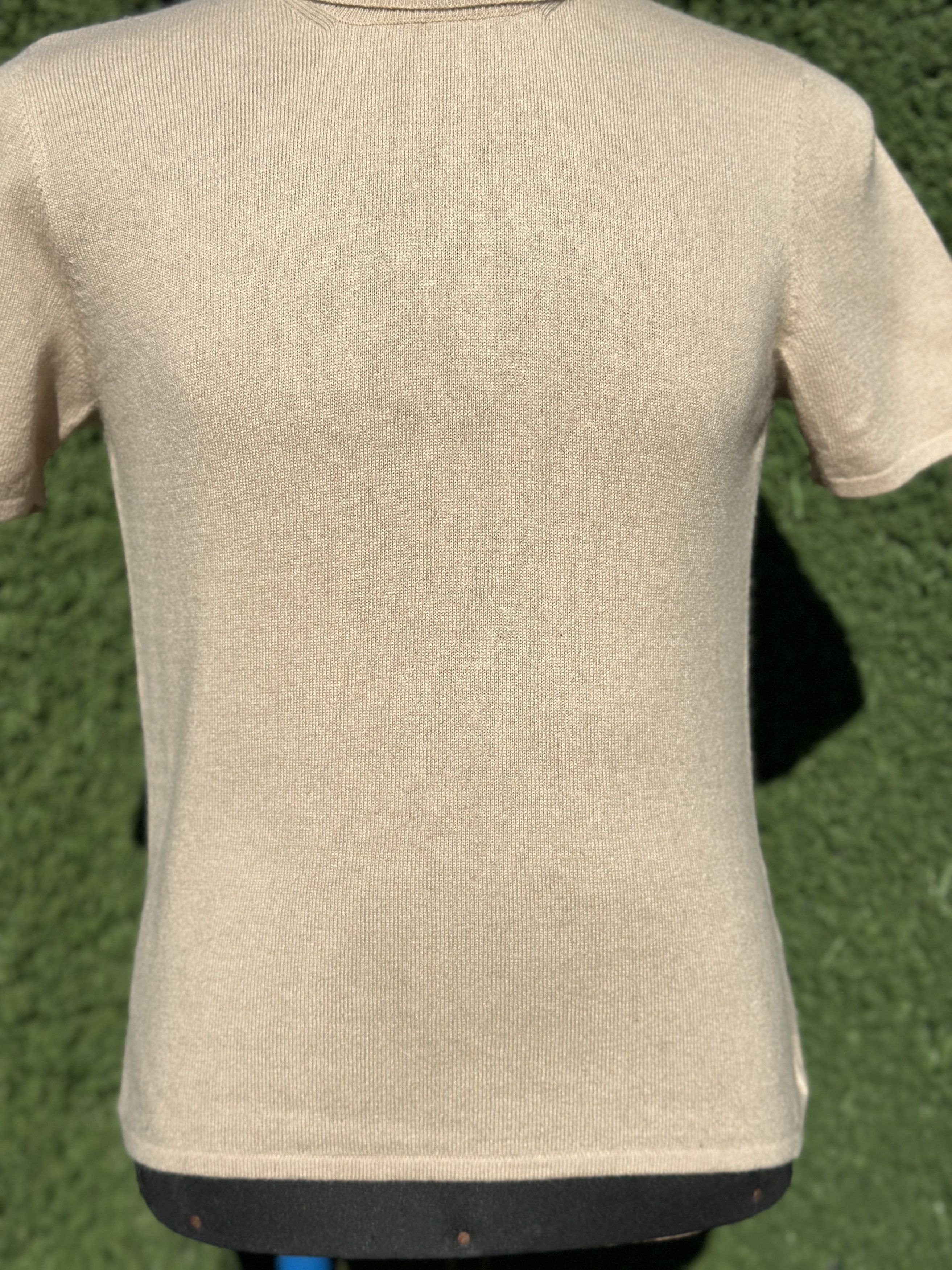 Brunello Cucinelli Cashmere Brunello Cucinelli Pullover Short Sleeve Size L XL Size L / US 10 / IT 46 - 2 Thumbnail