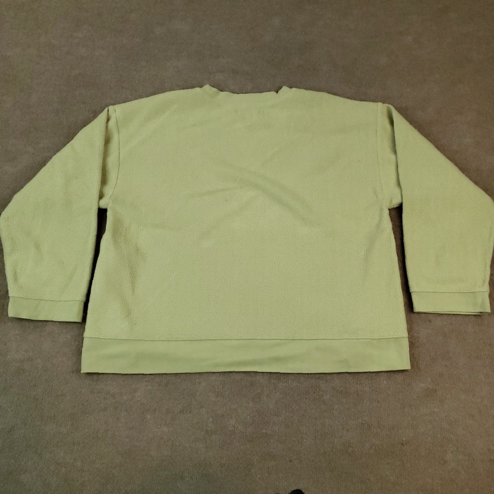 Madewell Madewell Green Pullover Fleece Sweater Womens Medium Long Sleeve Casual Crew Neck Size M / US 6-8 / IT 42-44 - 7 Thumbnail