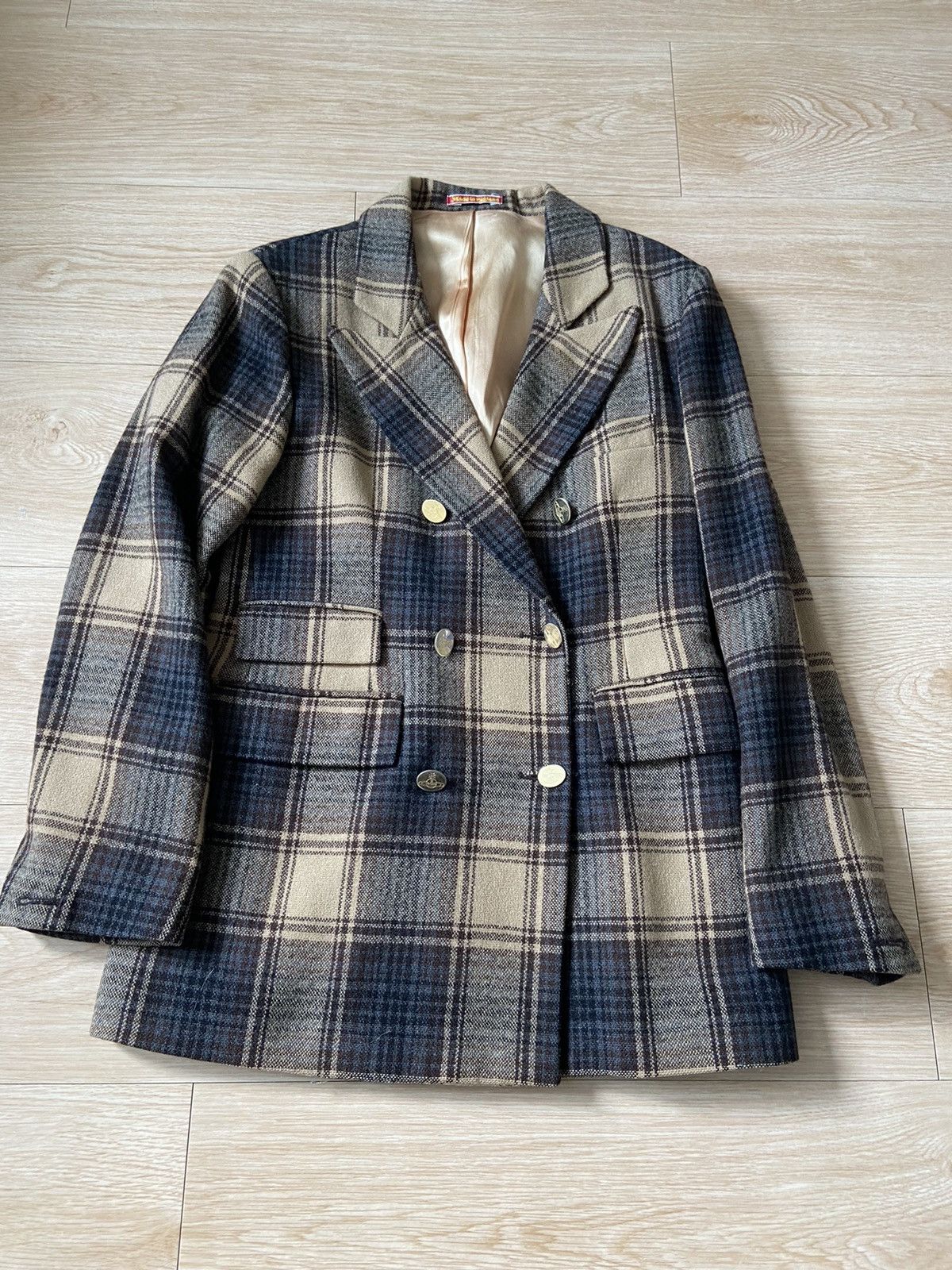 Vivienne Westwood 10 Vivienne westwood vintage 80s 90s tartan blazer jacket Size M / US 6-8 / IT 42-44 - 1 Thumbnail