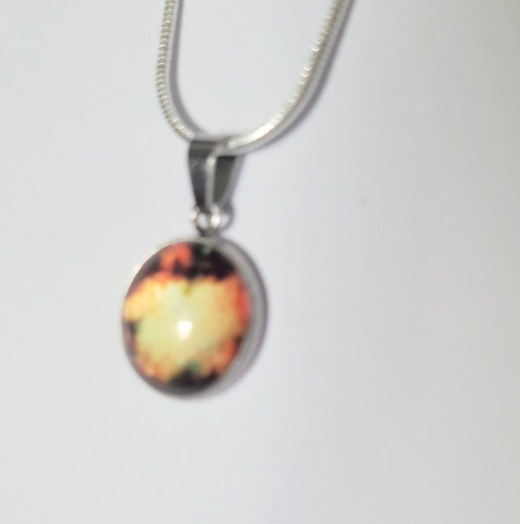 Handmade 925 Sterling Silver nebula galaxy necklace Size ONE SIZE - 3 Thumbnail