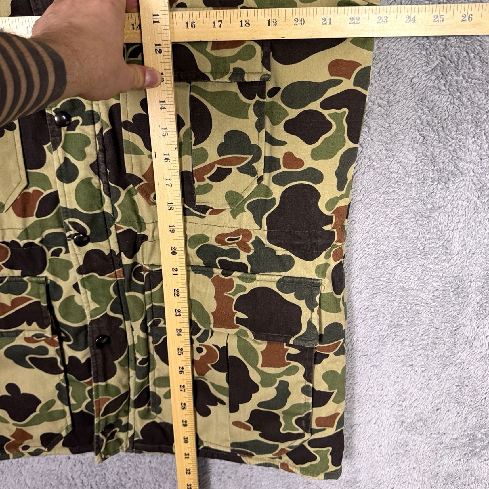 Walls Walls Blizzard Pruf Thinsulate Duck Frog Camo Coat Jacket Chore Barn Field Men S Vintage Military Jacket Size US S / EU 44-46 / 1 - 7 Thumbnail