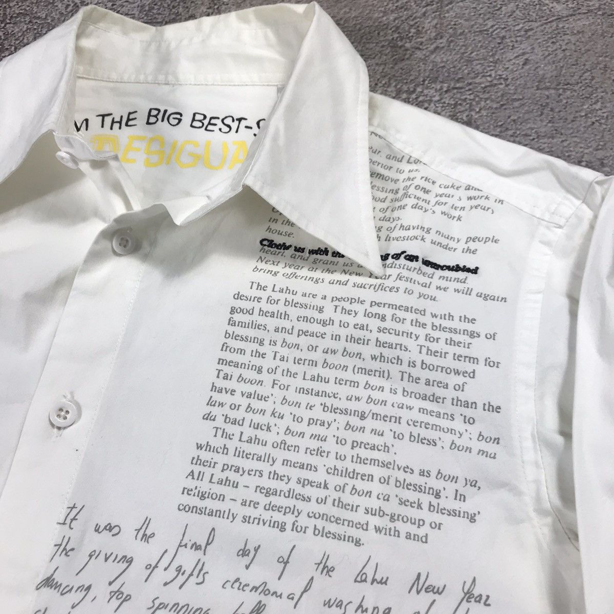Vintage Vintage Y2K White Oversized Shirt Archive Streetwear Logo L Size US L / EU 52-54 / 3 - 3 Thumbnail
