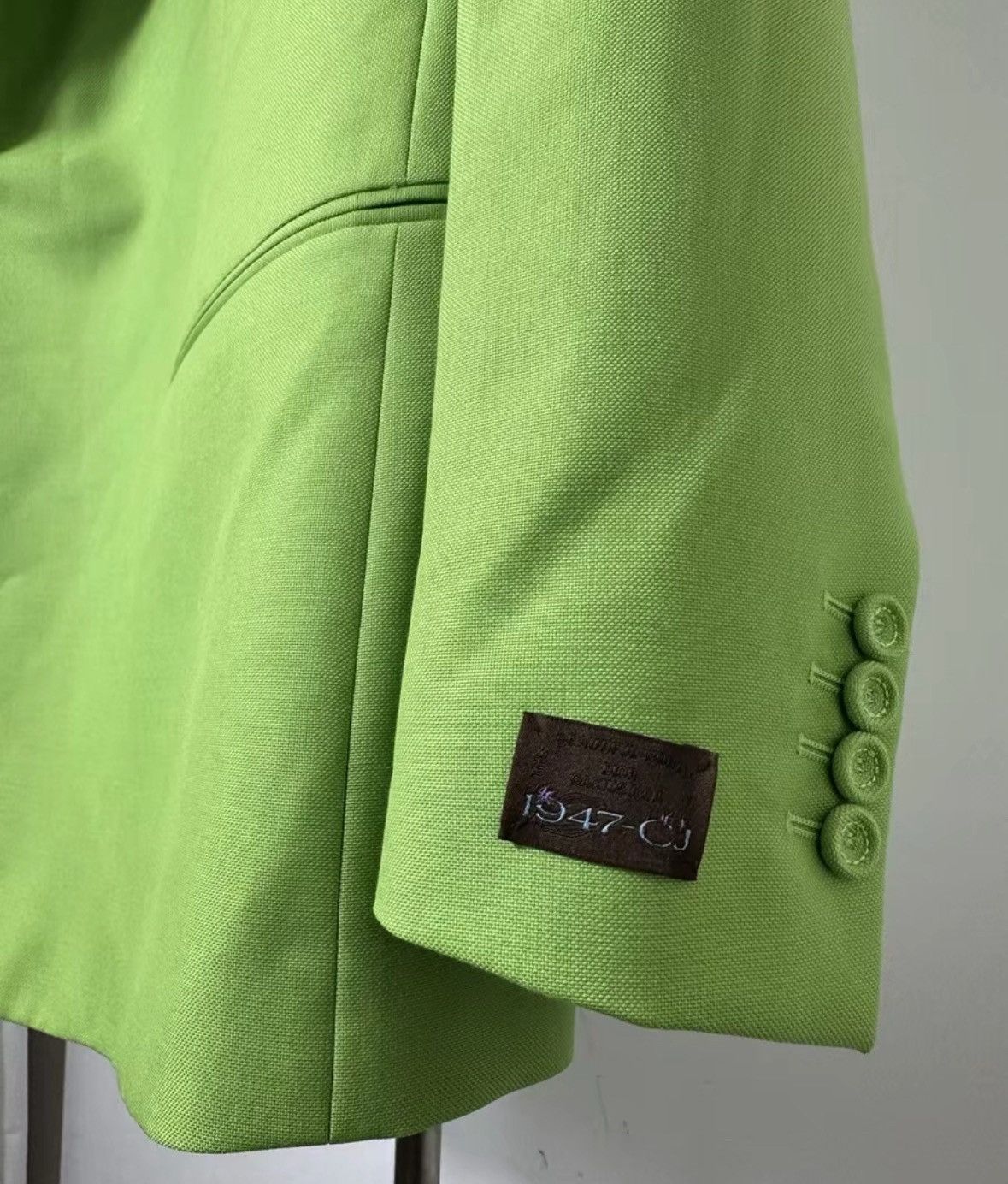 Dior Dior Plain Color Asymmetrical Button Jacket 0079-2507 Size US M / EU 48-50 / 2 - 4 Thumbnail