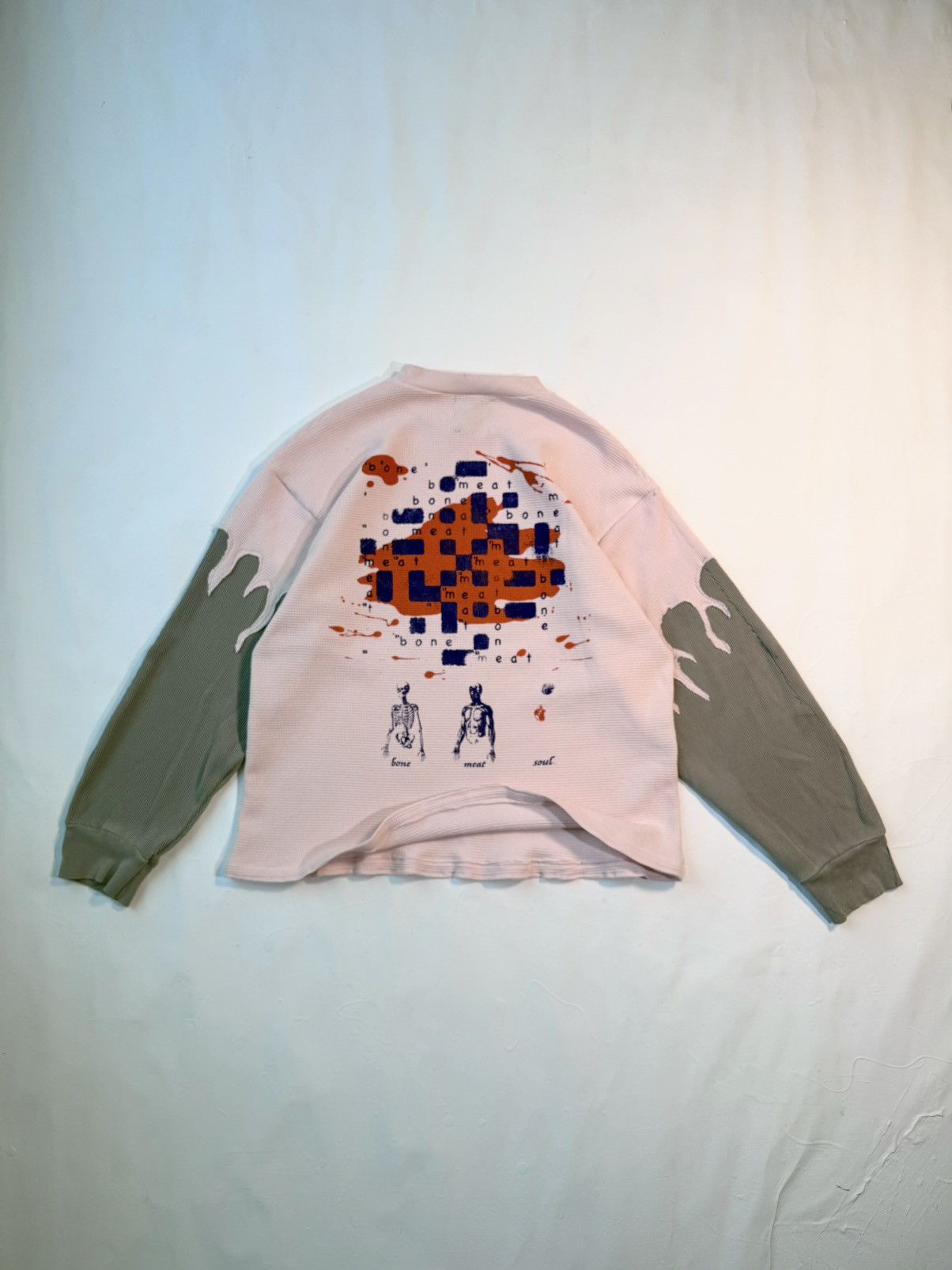 Vintage Streetwear Thermal Flames Avant Garde Brand Longsleeve Size US S / EU 44-46 / 1 - 2 Thumbnail