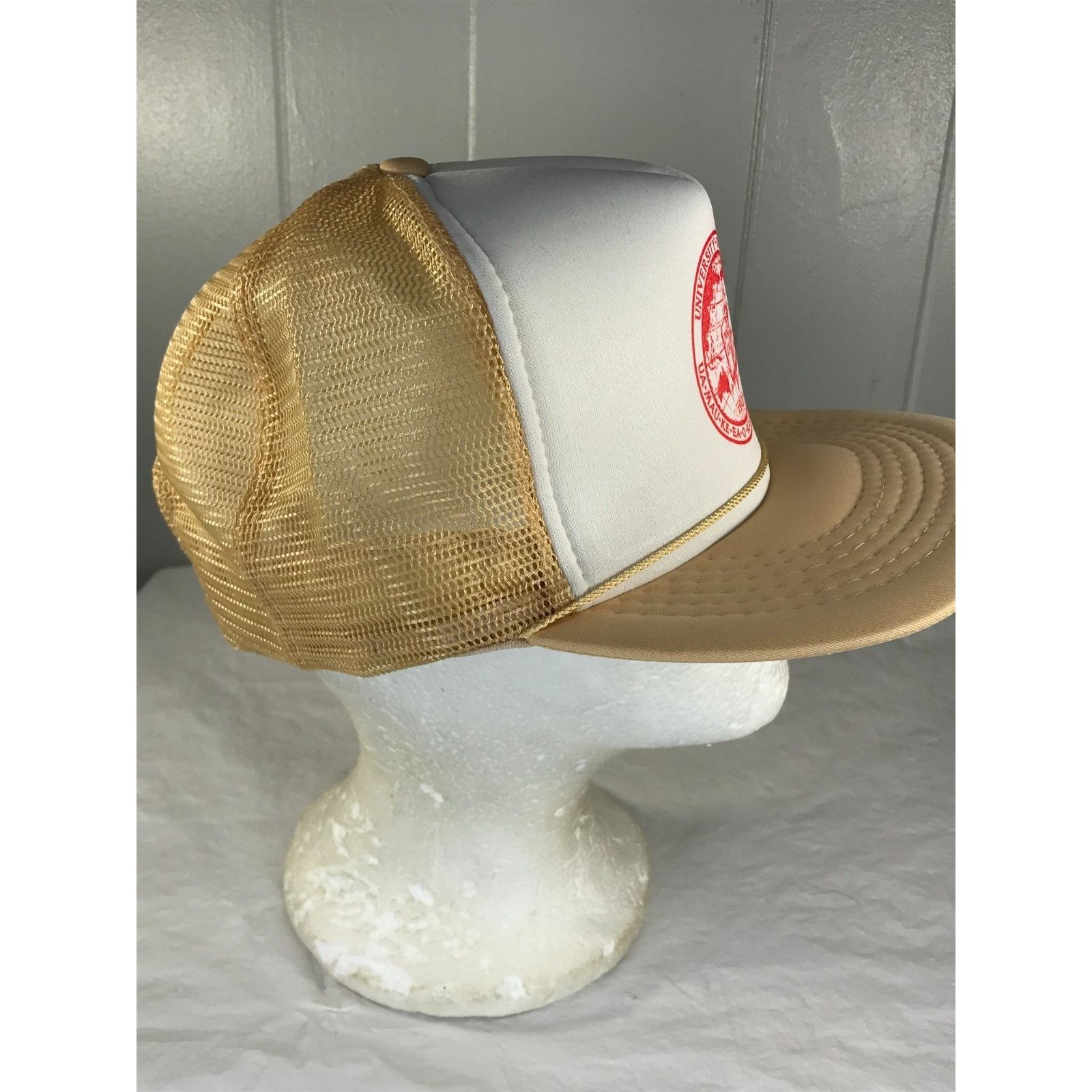 Otto Vintage University Of Hawaii Rainbow Warriors Trucker Hat Sn Size ONE SIZE - 2 Thumbnail