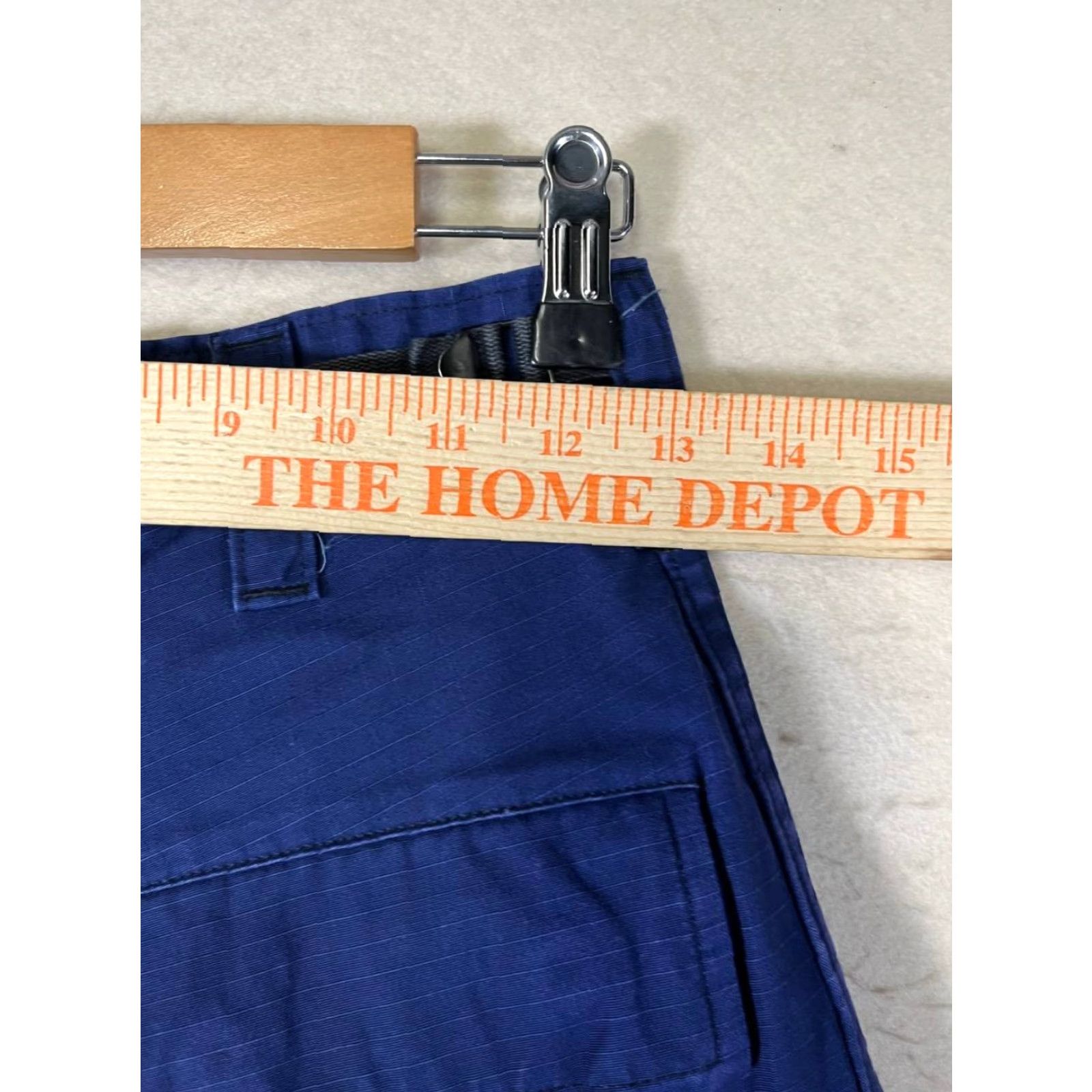 Vintage Navy Military Trousers Operational Dress Uniform Cargo Shorts XS Blue Size US 27 - 3 Thumbnail