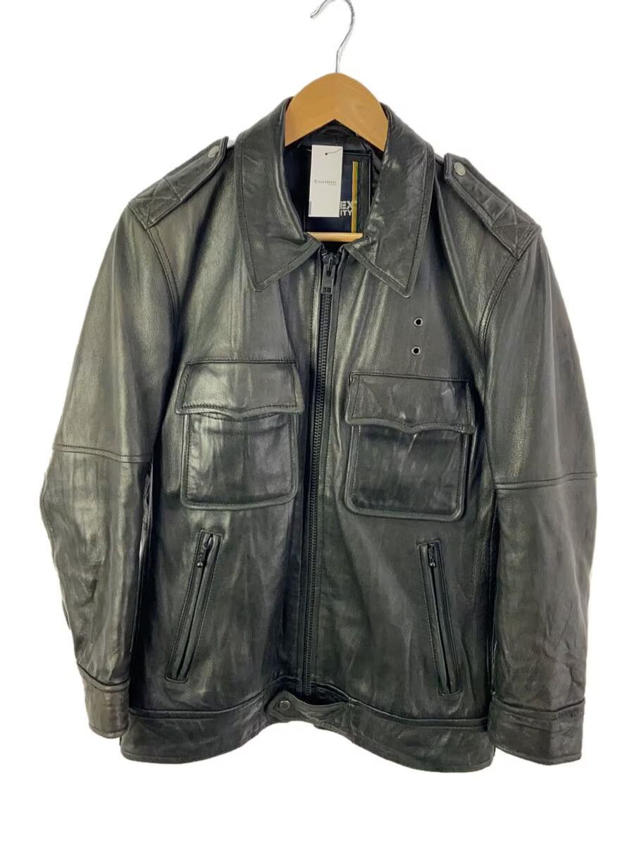 Avirex Avirex Plain Sheep Leather Jacket Blouson Black Size US L / EU 52-54 / 3 - 1 Thumbnail
