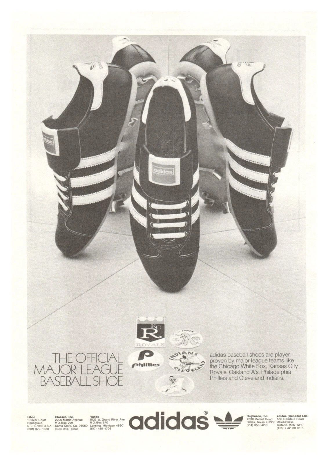 Adidas × Vintage 1970s Adidas Major League Cleats 80s Vintage Adidas Sport 9 Size US 9 / EU 42 - 3 Thumbnail