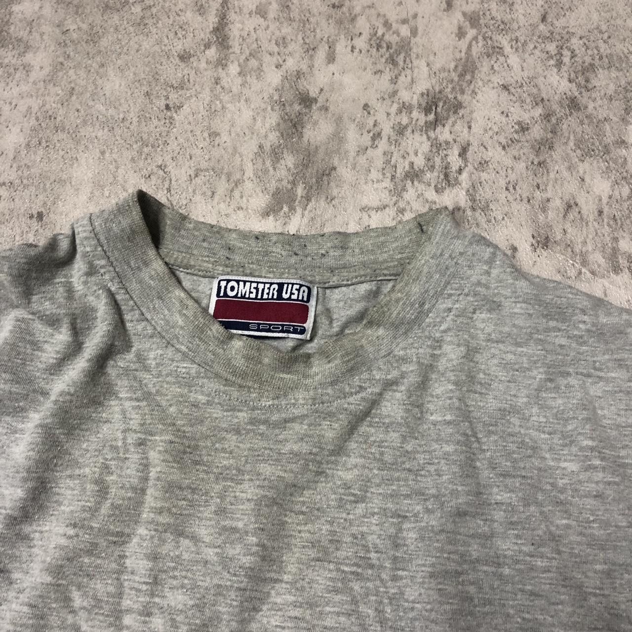 Other Grey and white Tomster Sport vintage 90s tee Size US M / EU 48-50 / 2 - 3 Thumbnail
