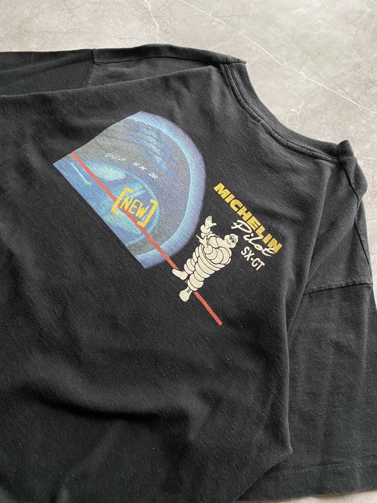 Vintage Vintage 90s Michelin Pilot SX GT Tires Promo Shirt Screen Size US XL / EU 56 / 4 - 4 Thumbnail
