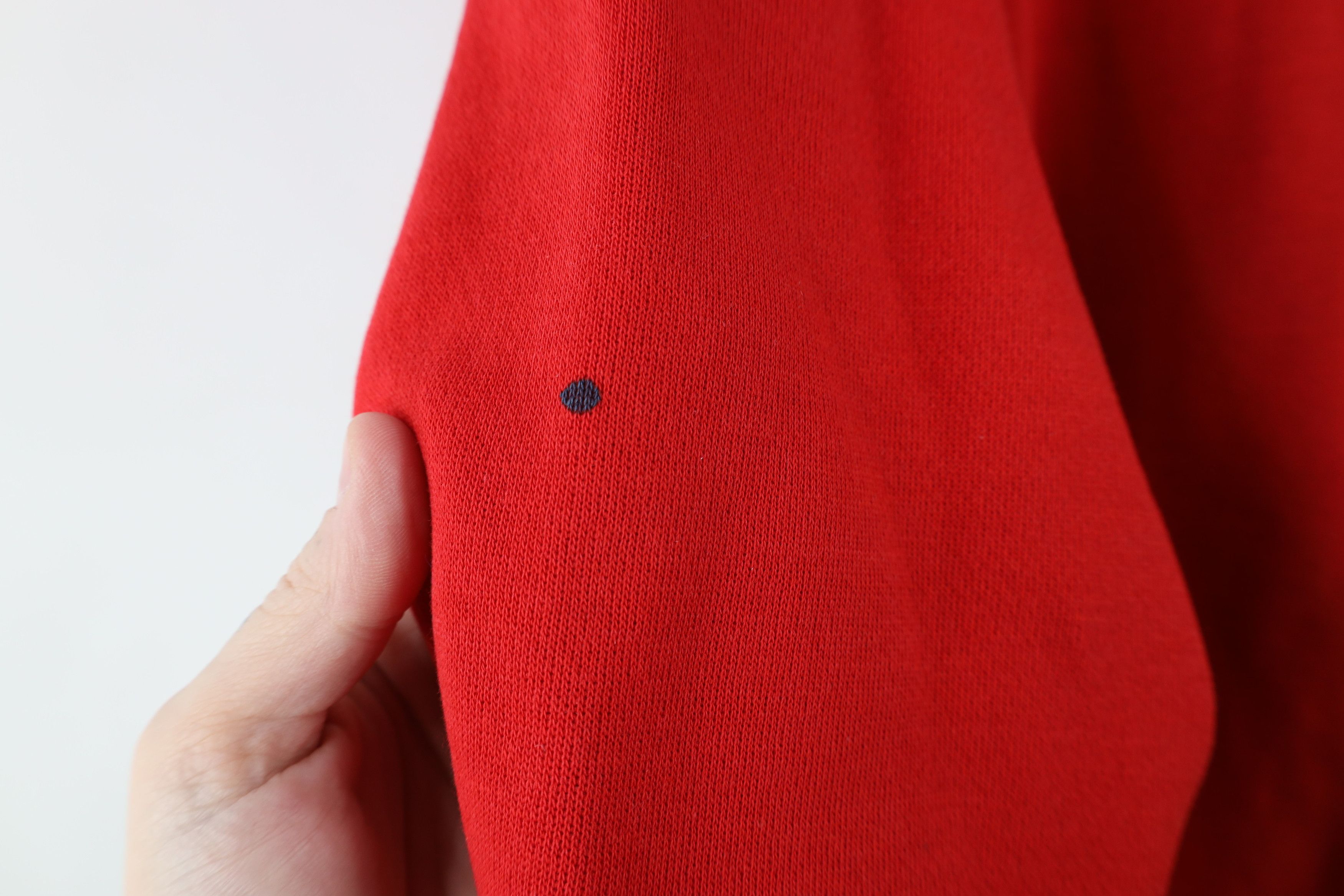 Russell Athletic × Vintage Vintage 70s Russell Athletic Crewneck Sweatshirt Red USA Size S / US 4 / IT 40 - 4 Thumbnail