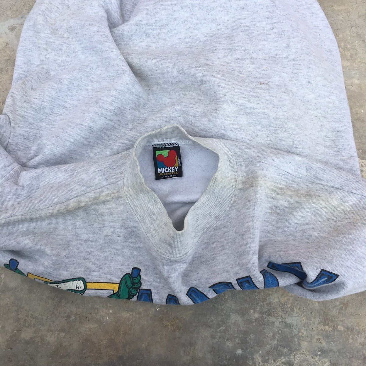 Disney × Mickey Mouse × Vintage Vintage Mickey Mouse Unlimited Jerry Leigh Sweatshirt Size US L / EU 52-54 / 3 - 8 Thumbnail
