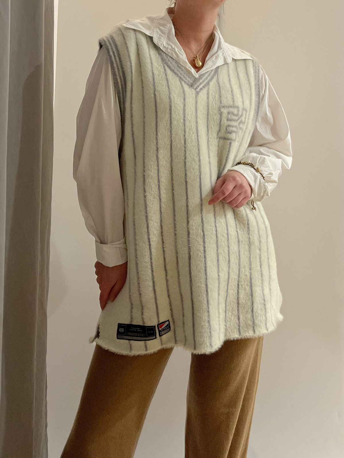 Eytys Eytys knitted vest • stripes oversize M preppy retro sport Size M / US 6-8 / IT 42-44 - 3 Thumbnail