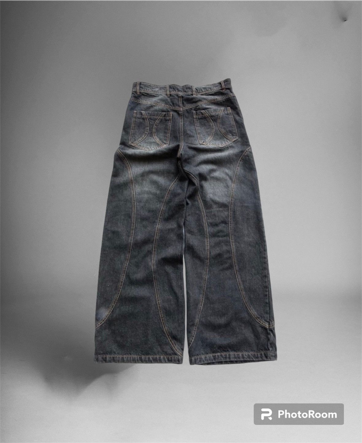 JOONIVERSE LAB Baggy Pants Wide Panel Denim - Stonewash Black 
