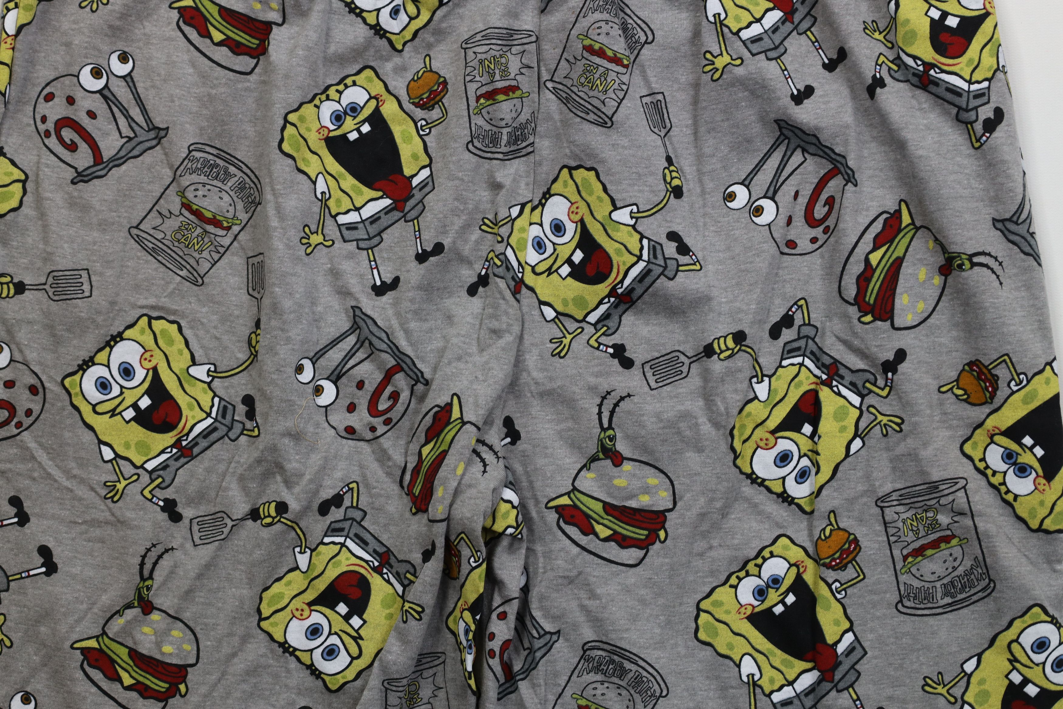 Vintage Deadstock Y2K Nickelodeon Spongebob Squarepants Sleep Shorts Size US 38 / EU 54 - 9 Thumbnail