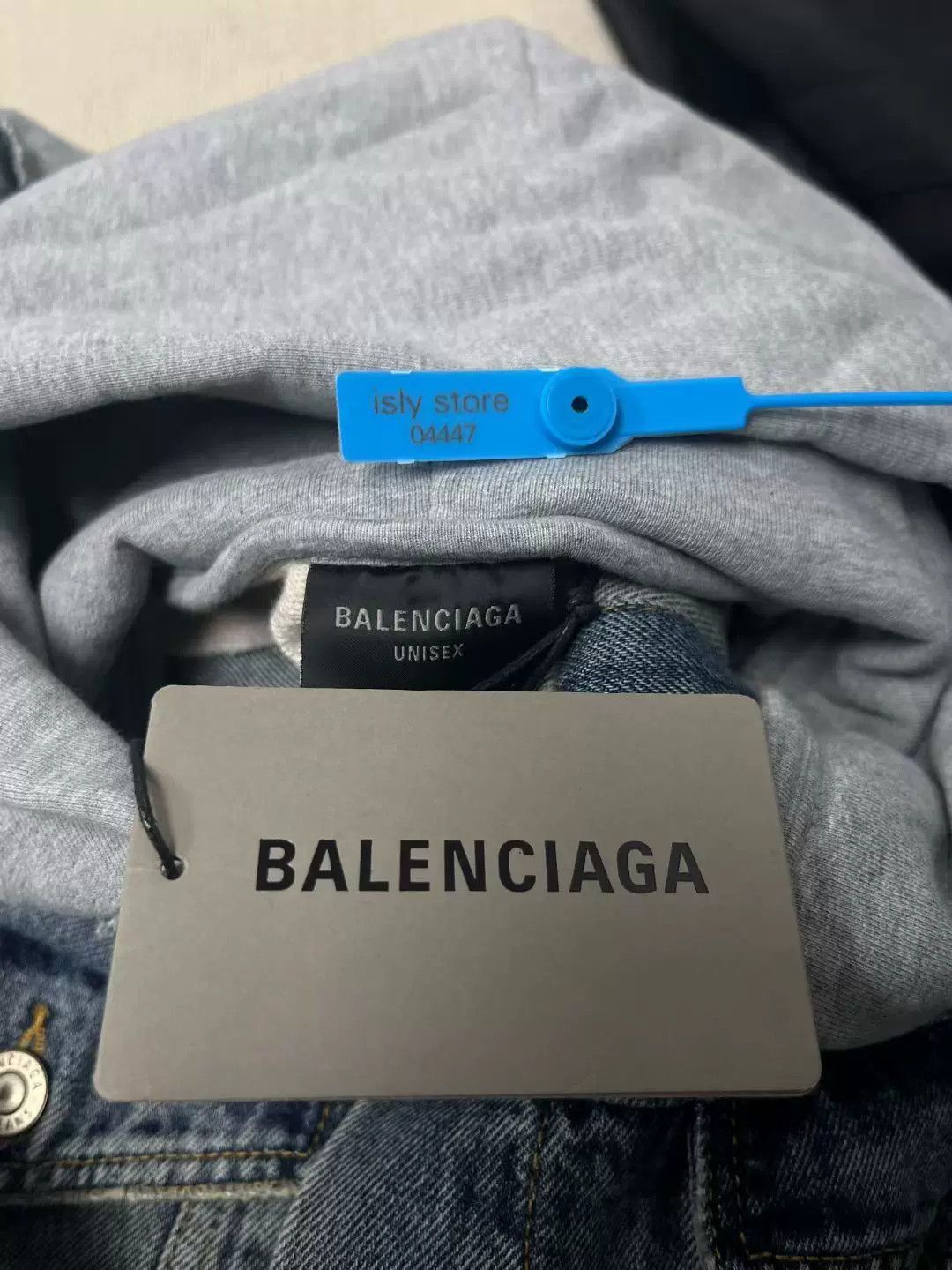 Balenciaga balenciaga denim hooded casual jacket. Size US M / EU 48-50 / 2 - 4 Thumbnail