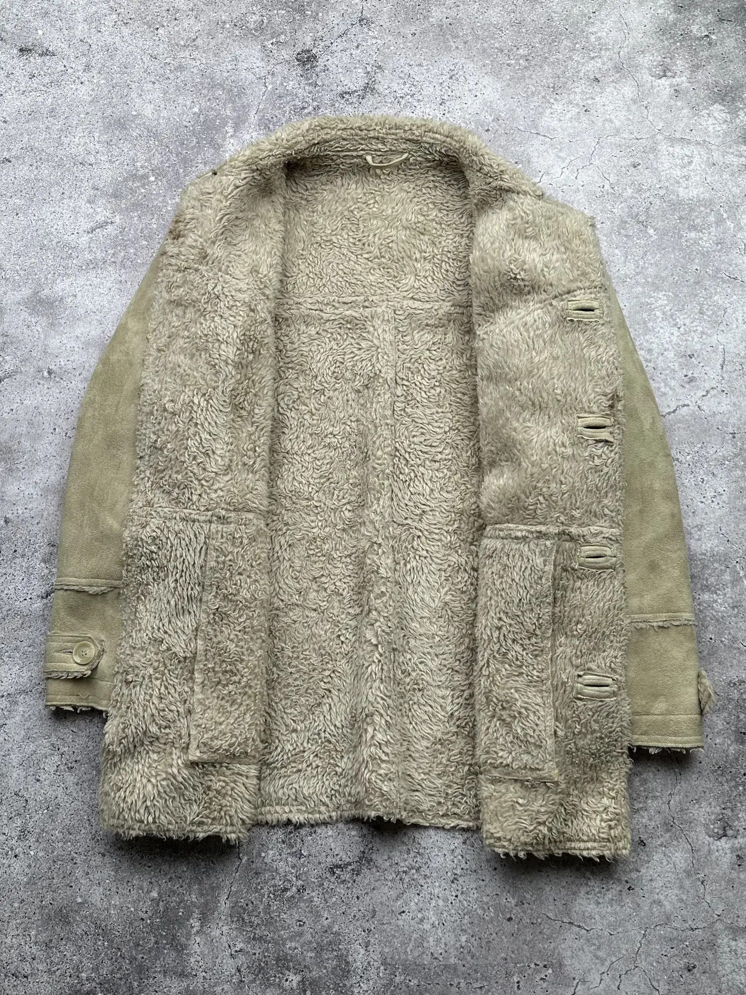 Japanese Brand Vintage Faux Sheepskin Coat C473(V41) Size US S / EU 44-46 / 1 - 5 Thumbnail