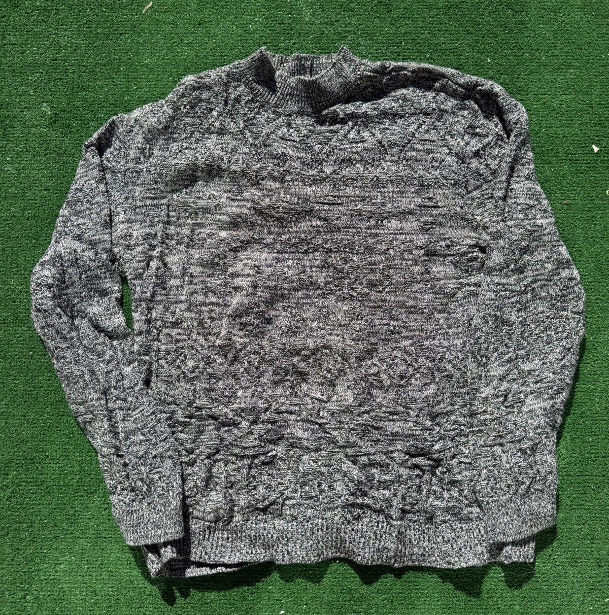 Pacsun Pacsun Grey Collared Sweater Knit Size US L / EU 52-54 / 3 - 1 Thumbnail