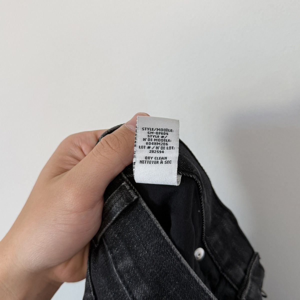 Helmut Lang Vtg Helmut Lang Rubber Strip Denim Archival Hedi ERD Grunge Size US 33 - 17 Thumbnail