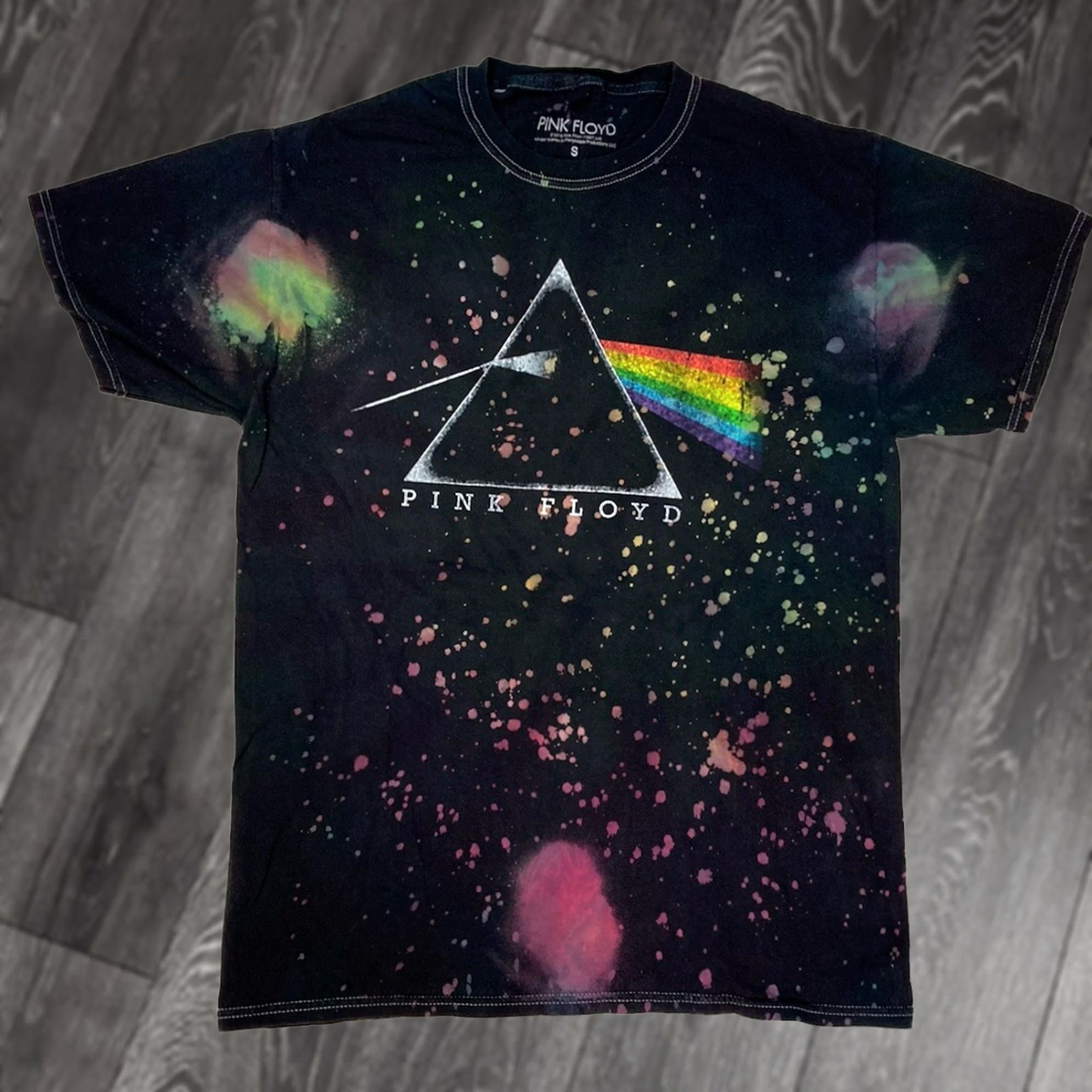 Vintage VINTAGE Pink Floyd Graphic T-shirt Men Small Black Tie Dye Short Sleeve Music Size US S / EU 44-46 / 1 - 1 Thumbnail