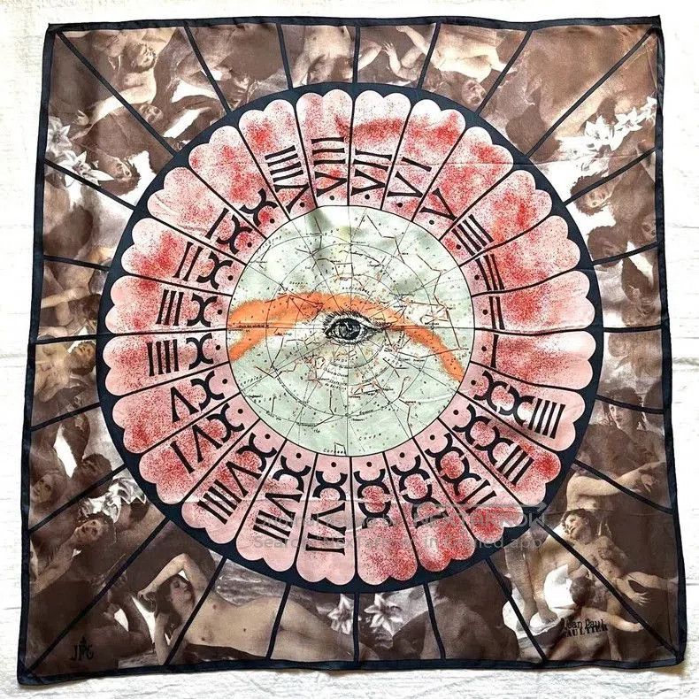 Jean Paul Gaultier Jean Paul Gaultier Silk Church Print Scarf. Size ONE SIZE - 1 Thumbnail