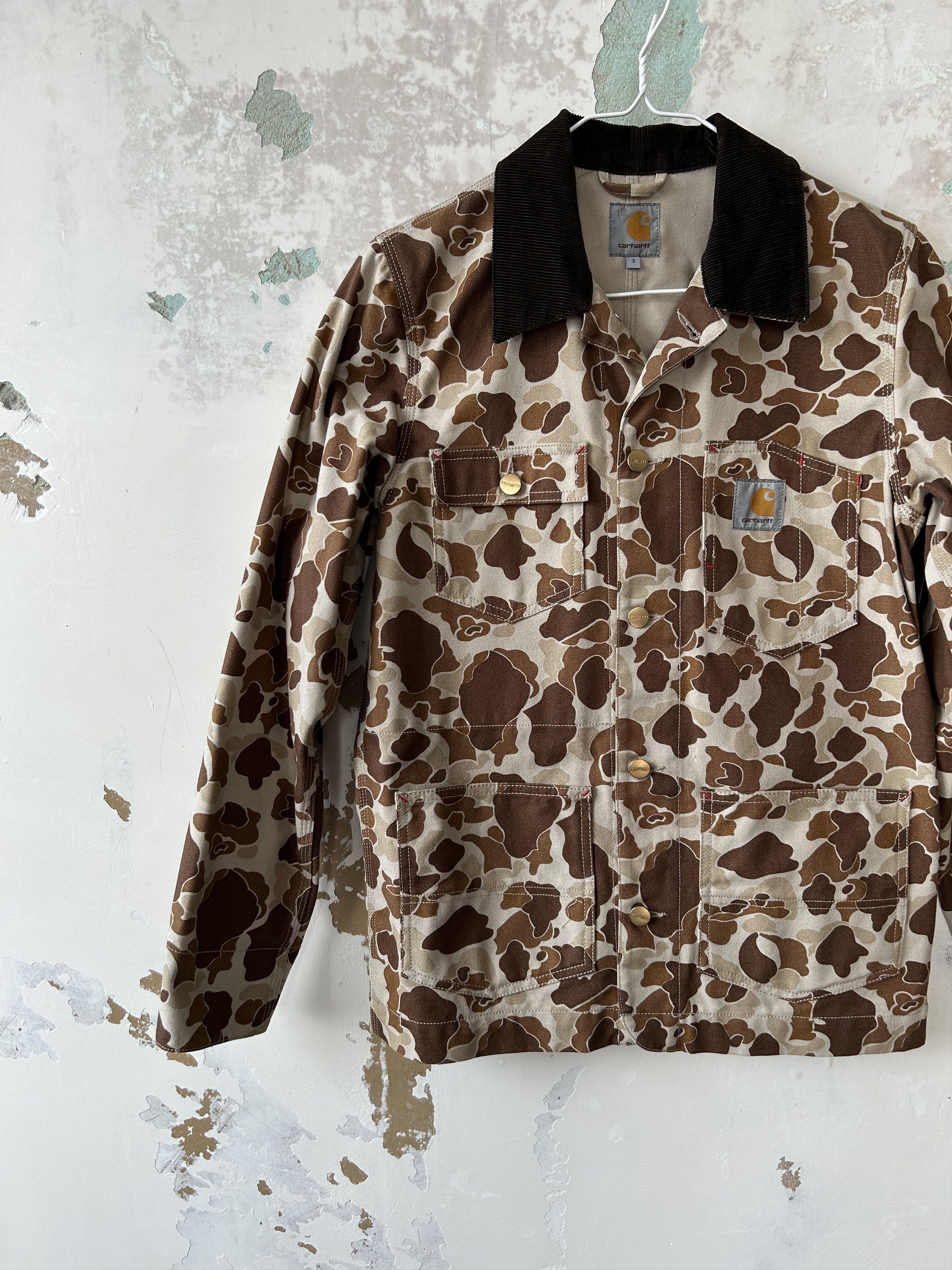 Carhartt Vintage Brown Carhartt Jacket Sherpa Lined Size US S / EU 44-46 / 1 - 3 Thumbnail