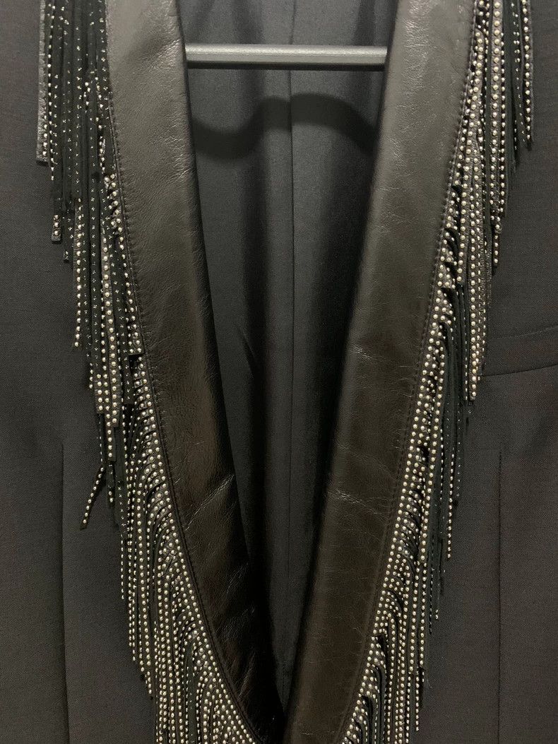 Saint Laurent Paris Saint Laurent Paris Sheepskin collar tassel rivet suit Size US S / EU 44-46 / 1 - 5 Thumbnail