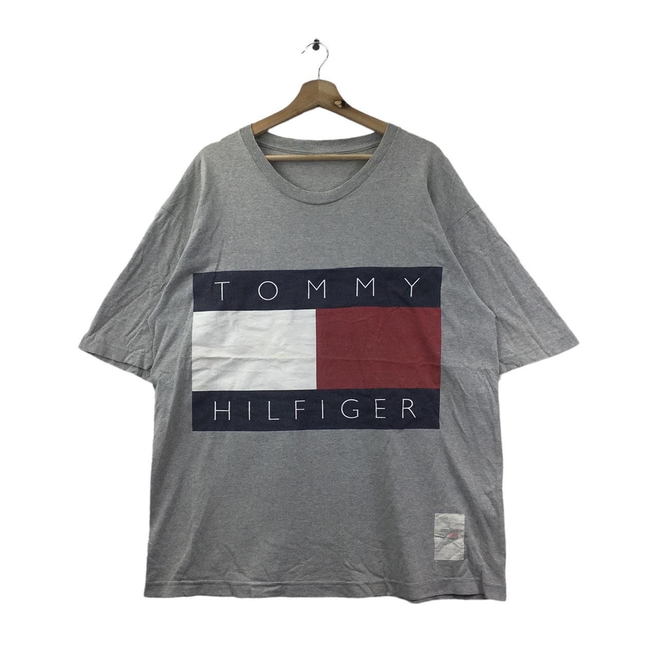 Tommy Hilfiger Vtg TOMMY HILFIGER USA Flag Logo Sailing Gear Tee Shirt Size US L / EU 52-54 / 3 - 1 Thumbnail