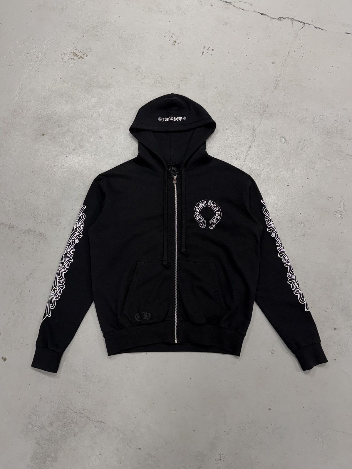 Chrome Hearts Chrome hearts Old Fuck You Floral Logo Thermal