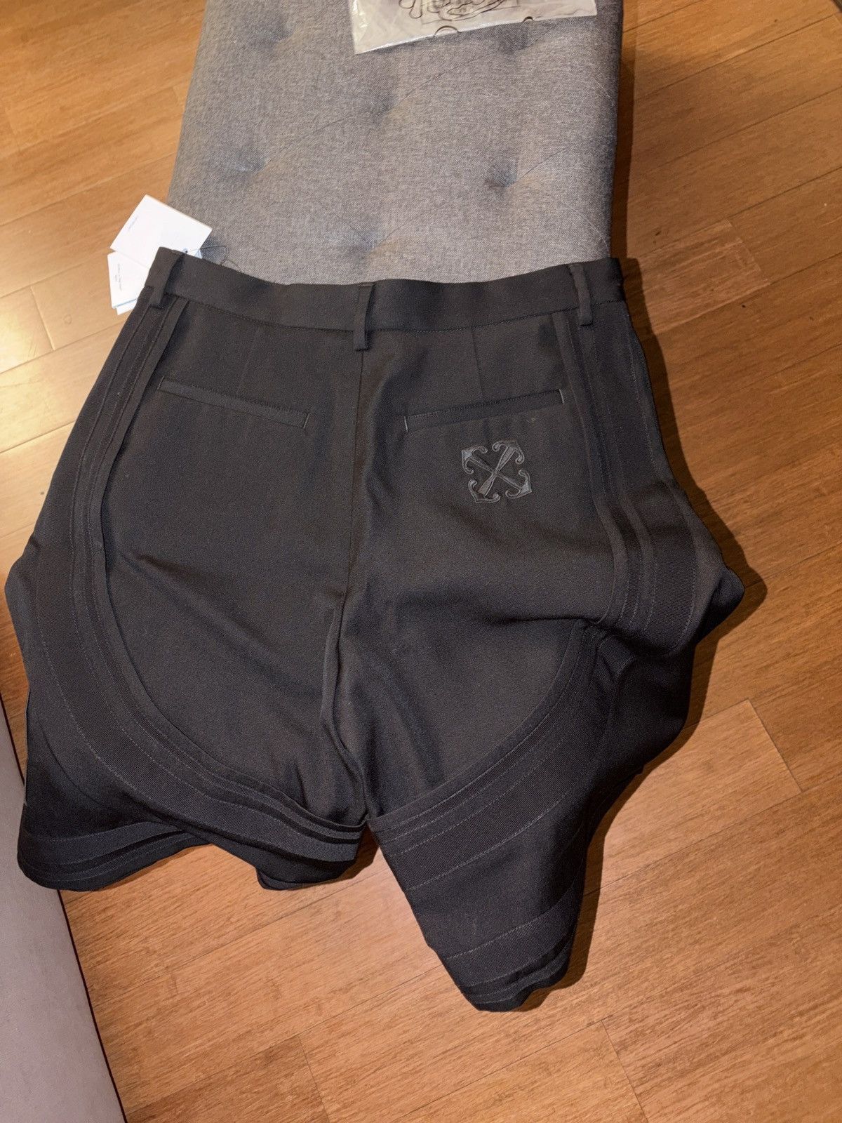 Off-White Off White Formal Varsity Shorts Size US 32 / EU 48 - 2 Thumbnail