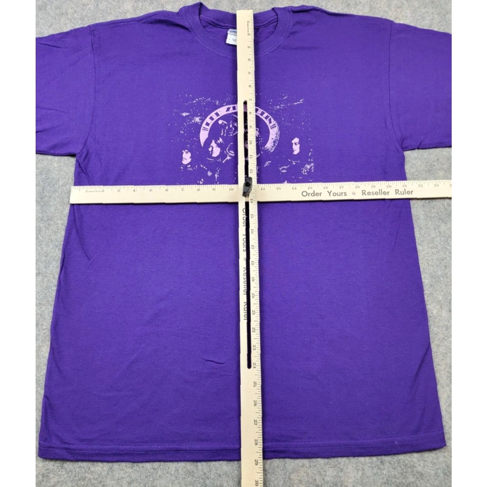 Gildan Led Zeppelin Shirt Adult Large Purple Astronauts Band Gildan Heavy Cotton Shirt Mens Size US L / EU 52-54 / 3 - 5 Thumbnail