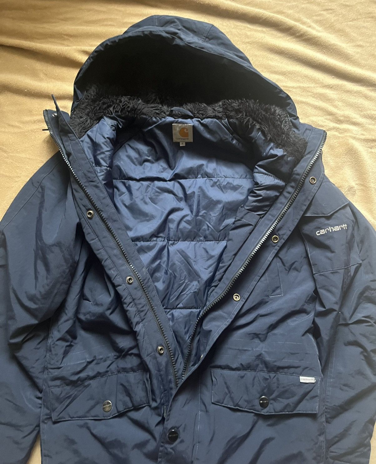 Carhartt Carhartt anchorage parka blu navy Size US M / EU 48-50 / 2 - 9 Thumbnail