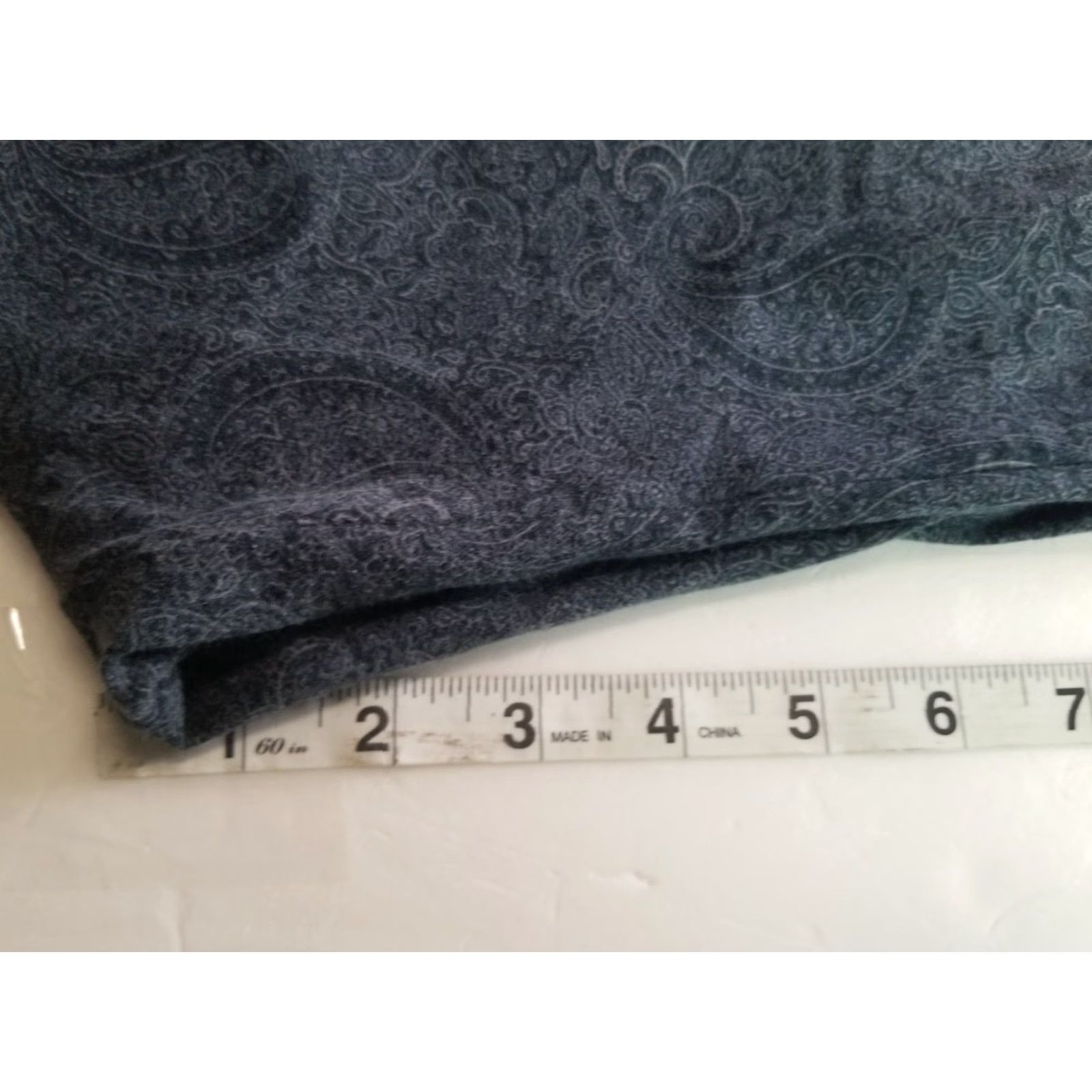 Vintage Intro Leggings Women's Petite PS Gray Print Snake Tummy Control Comfort Stretch Ankle Activewear Size 28" / US 6 / IT 42 - 5 Thumbnail