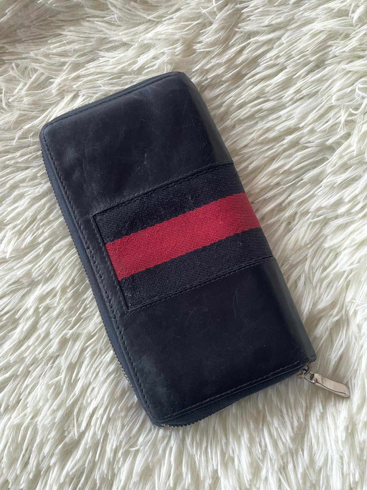 Designer × Gucci × Vintage Gucci Sherry Line Zipper Wallet Size ONE SIZE - 9 Thumbnail