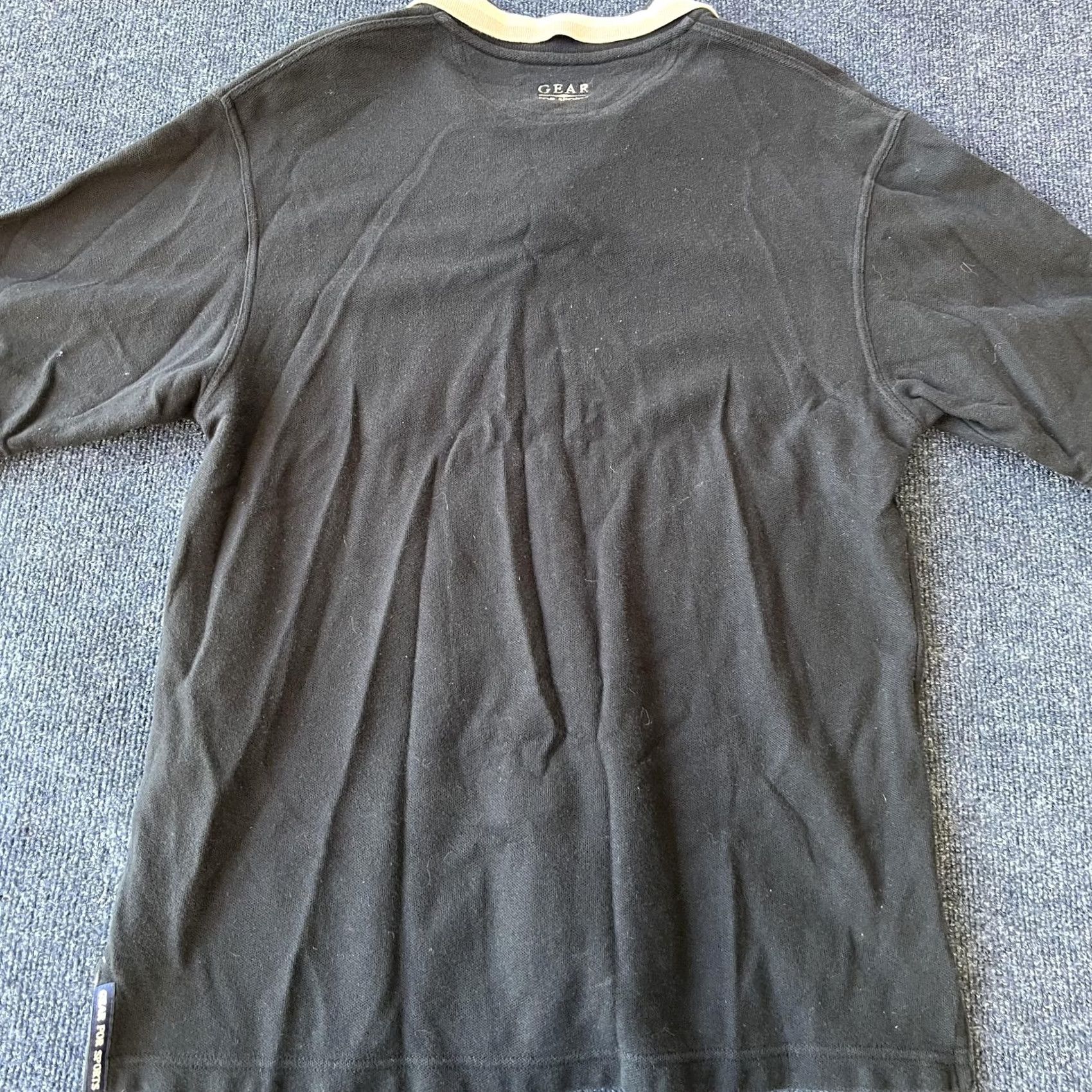 Vintage VINTAGE Purdue Polo Shirt Mens L Black Tan Collegiate Gear For Sports 90s Style Size US L / EU 52-54 / 3 - 6 Thumbnail