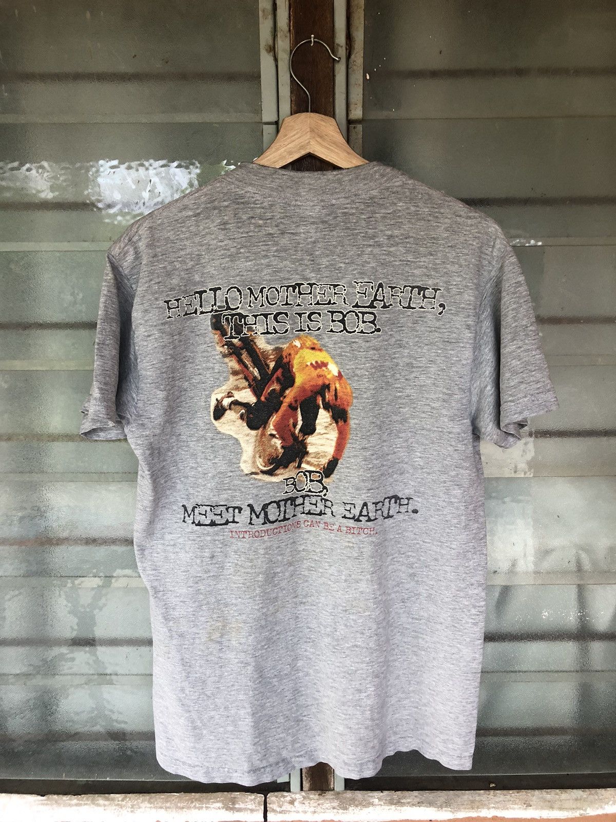 No Fear Rare Vintage No Fear This is Bob Meet Mother Earth Shirt Tee Size US M / EU 48-50 / 2 - 1 Thumbnail