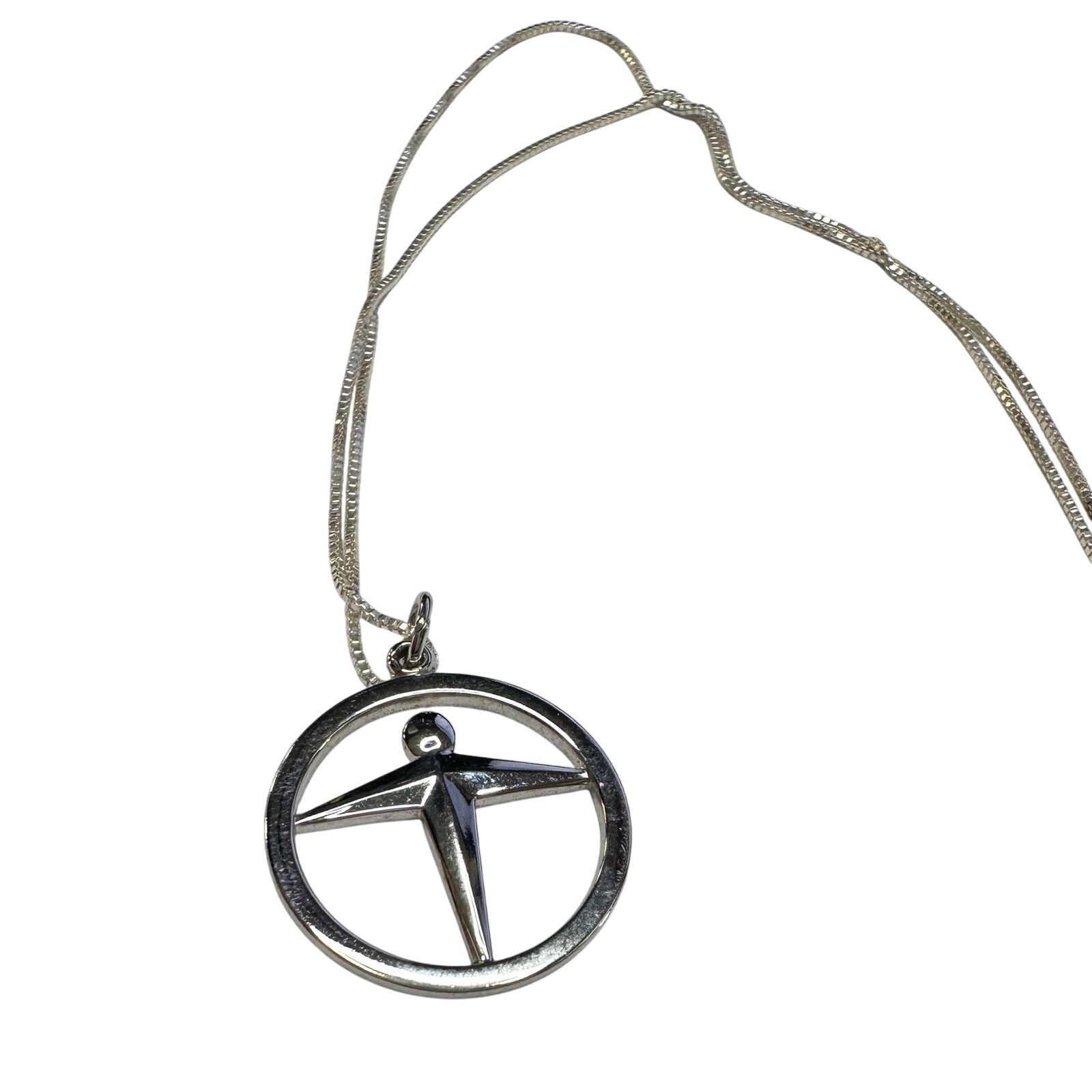 Tiffany & Co. Tiffany & Co. Man Power / Unity Pendant w 16" Sterling Chain Size ONE SIZE - 3 Thumbnail