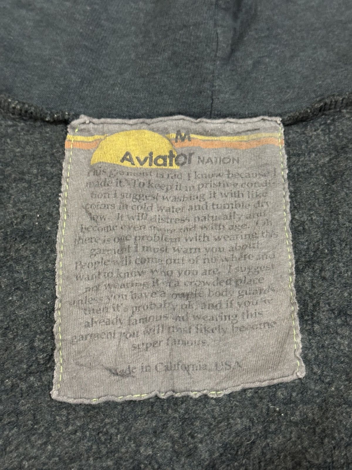 Aviator Nation Vintage Aviator Nation Hoodie Zipper Size US M / EU 48-50 / 2 - 16 Thumbnail