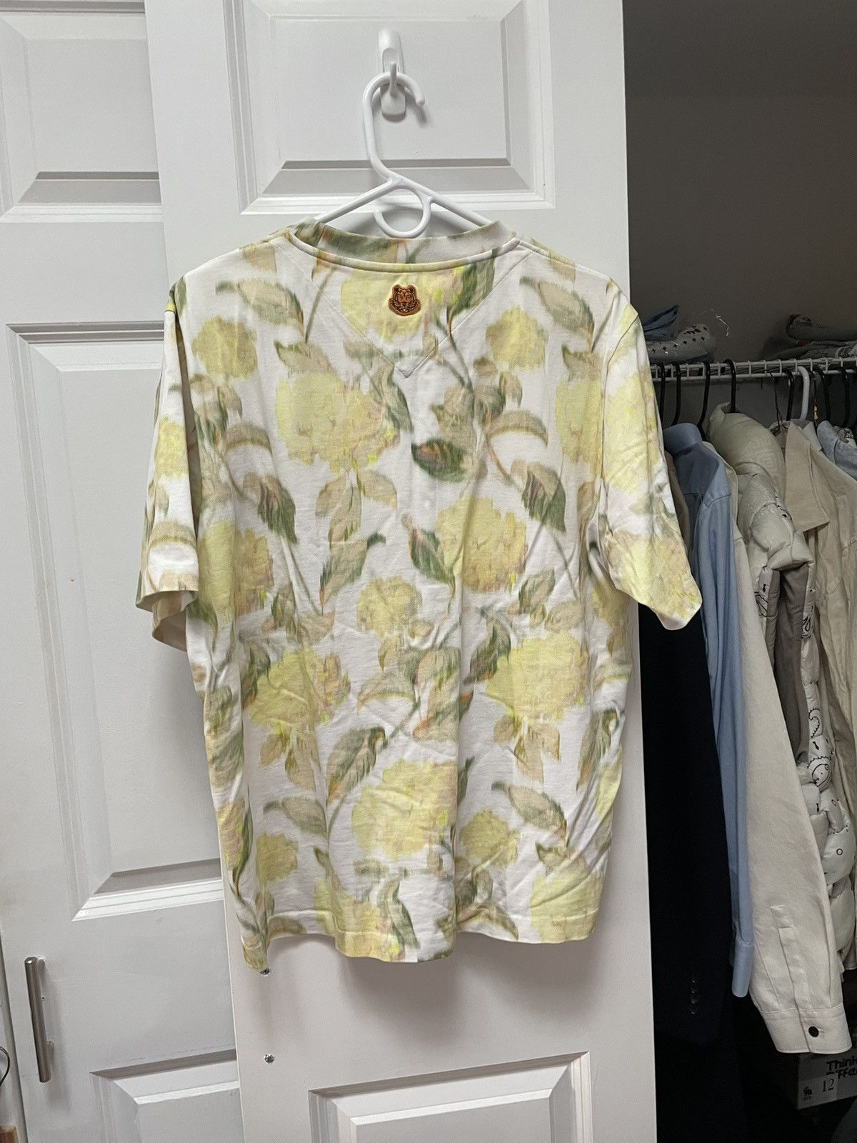 Kenzo SS2021 Kenzo Faded Flowers Yellow Shirt Runway Size US L / EU 52-54 / 3 - 2 Thumbnail