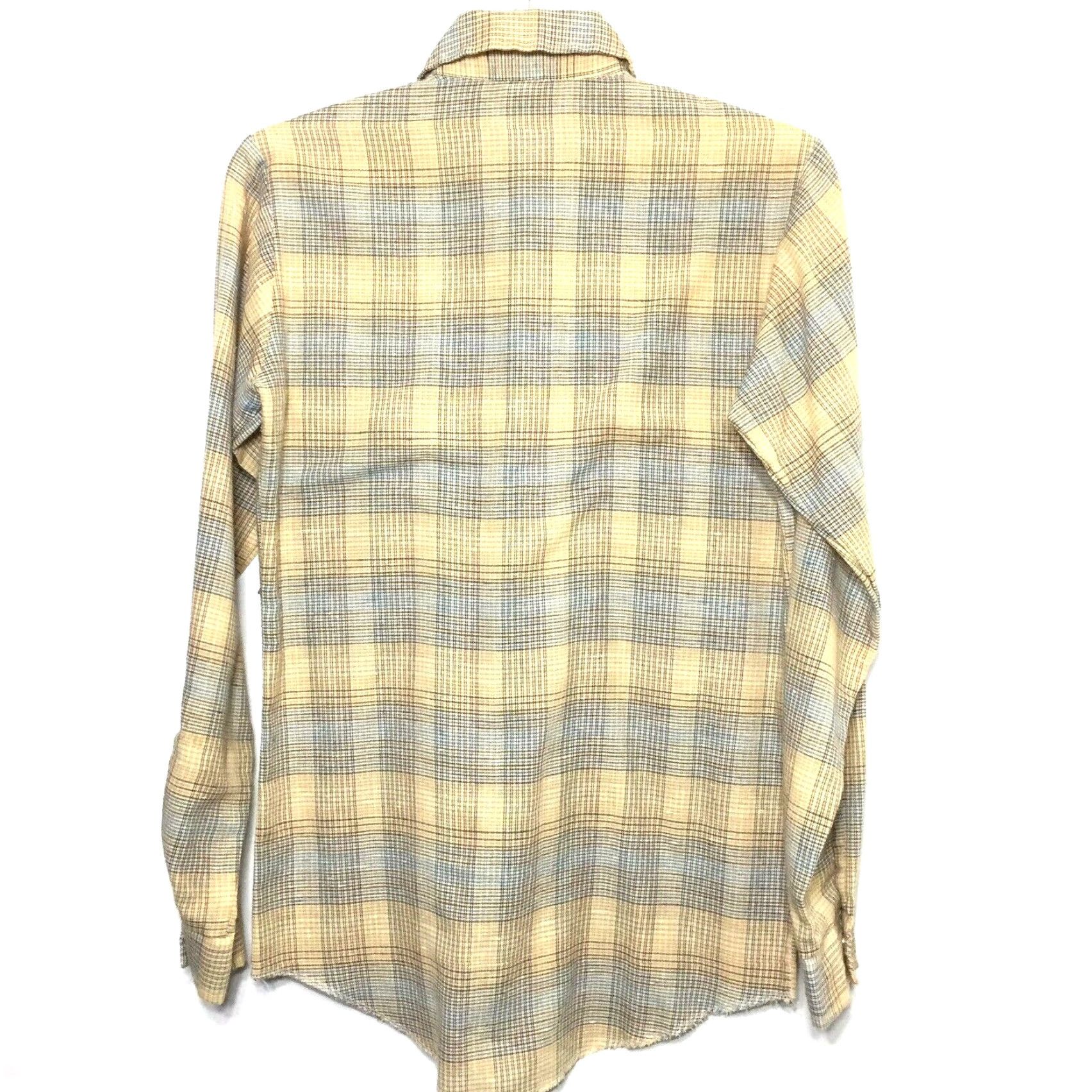 Wrangler VTG Wrangler Shirt Mens 16 Beige Plaid Long Sleeve Button-Up Snap Western Shirt Mens X16 Beige Plaid Long Sleeve Wrangler VTG Size US L / EU 52-54 / 3 - 7 Thumbnail