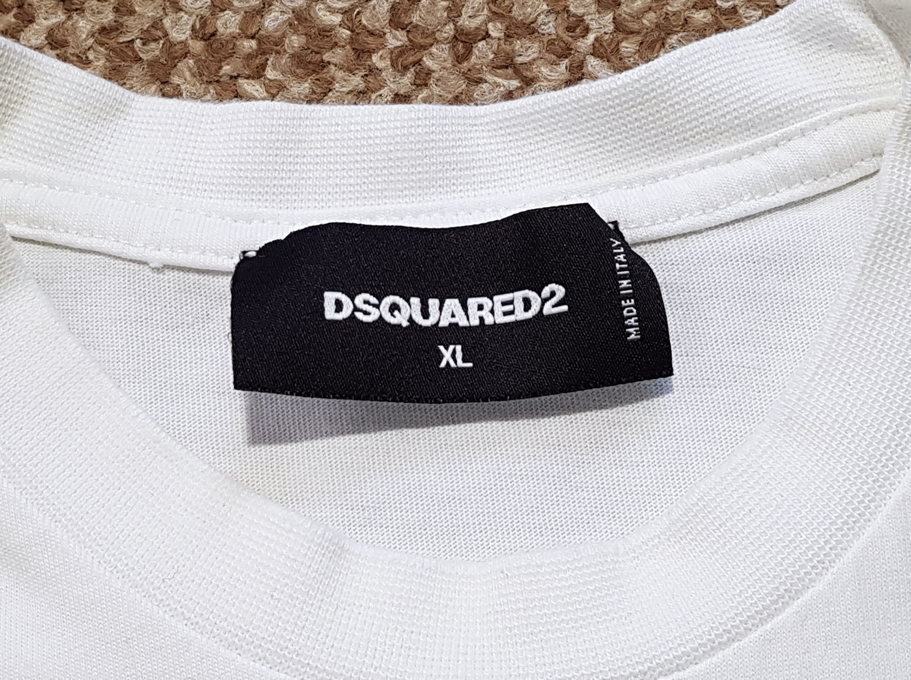Dsquared2 DSQUARED2 Icon Outline Logo Cotton T-Shirt Tee sz XL Size US XL / EU 56 / 4 - 7 Thumbnail