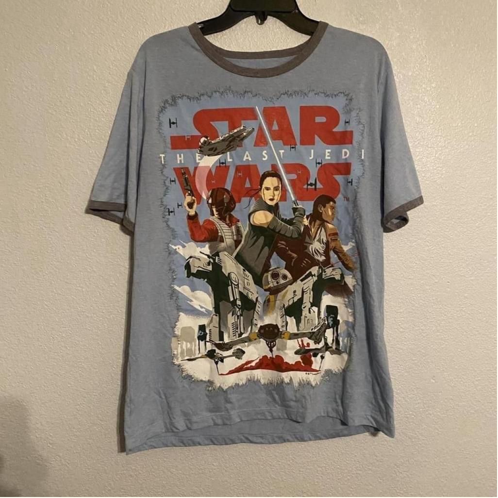 Disney Disney Store STAR WARS THE LAST JEDI Ringer T-SHIRT Size US L / EU 52-54 / 3 - 1 Thumbnail