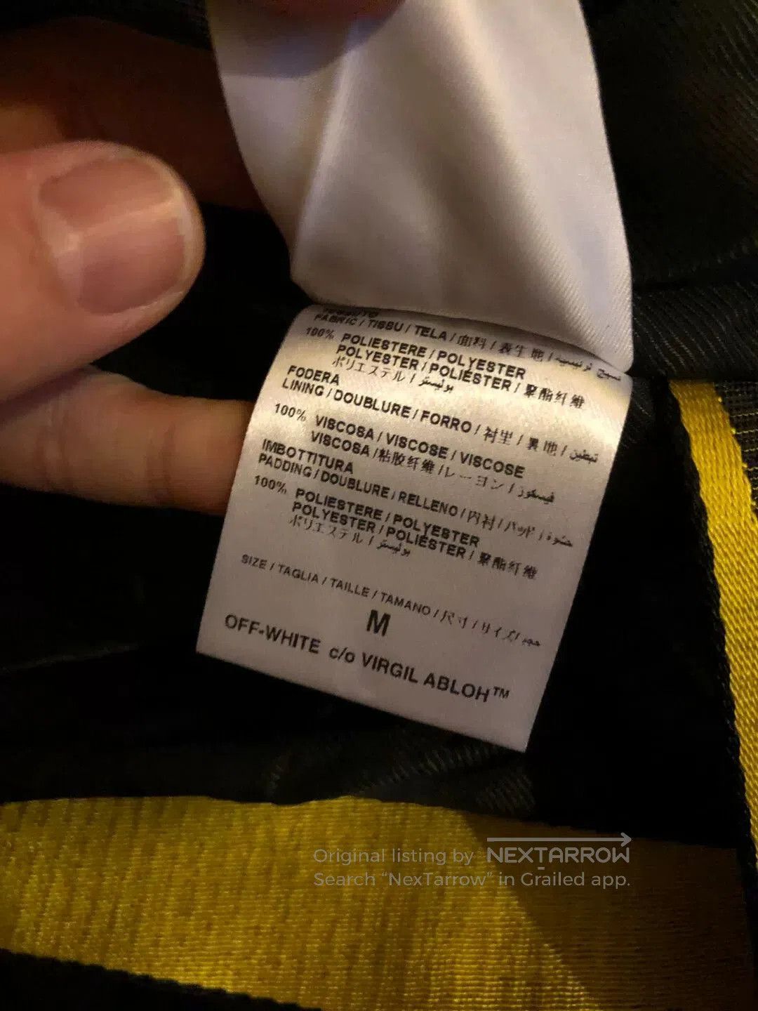 Off-White Off. Size US M / EU 48-50 / 2 - 5 Thumbnail